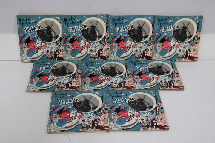 Set van negen muzikale platen met thema Holland – foto 3 – kavel bij GSD Auctions, Zoeterwoude