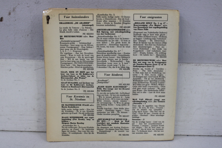 Set van negen muzikale platen met thema Holland – foto 5 – kavel bij GSD Auctions, Zoeterwoude