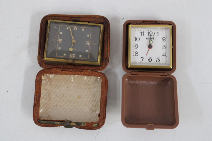 Set van zeven kleine reisklokken en tafelklokken – foto 5 – kavel bij GSD Auctions, Zoeterwoude