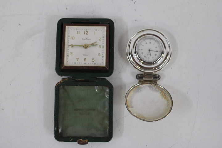 Set van zeven kleine reisklokken en tafelklokken – foto 9 – kavel bij GSD Auctions, Zoeterwoude
