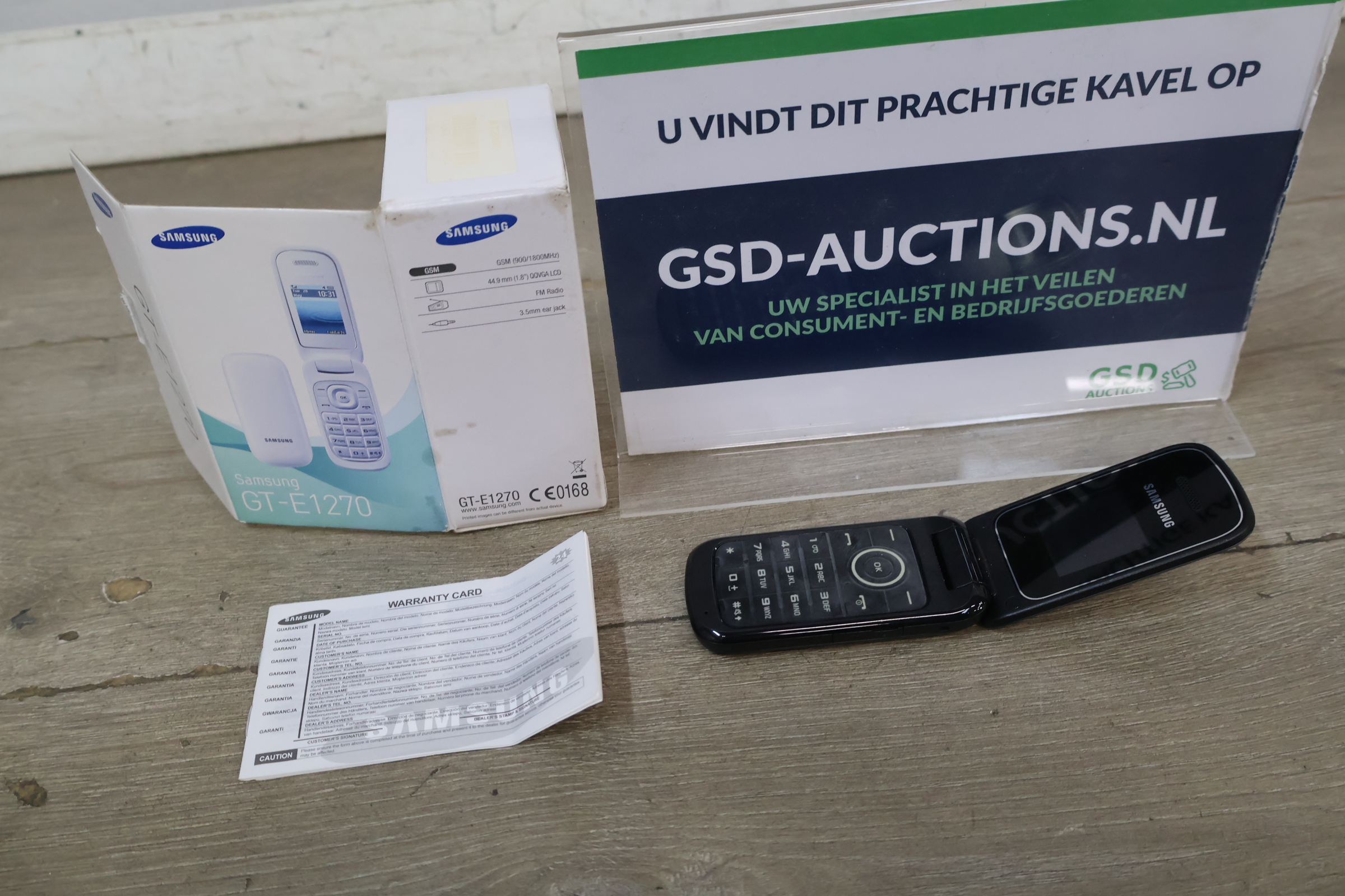 Samsung GT-E1270 klaptelefoon – foto 2 – kavel bij GSD Auctions, Zoeterwoude