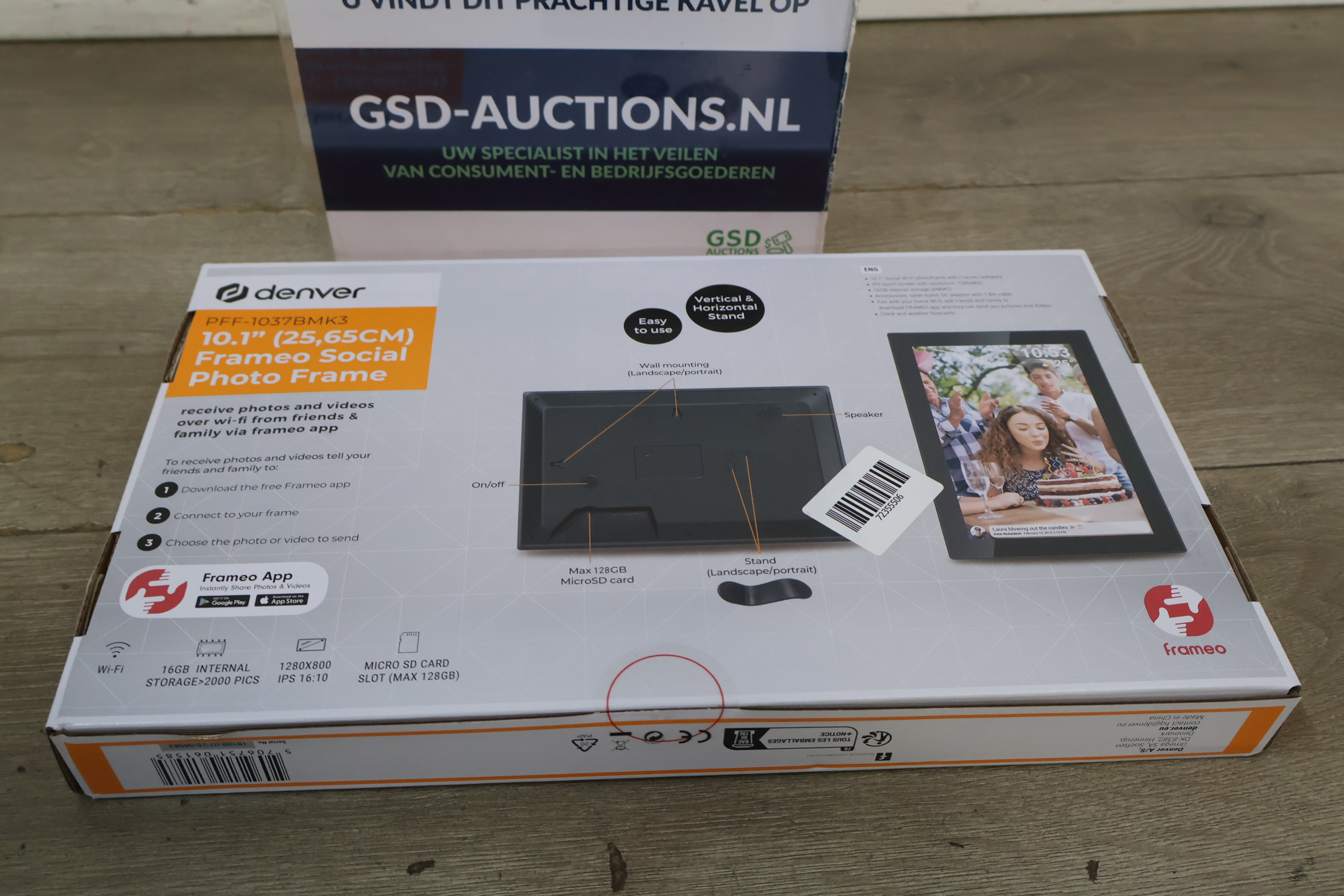 Denver 10.1" Frameo digitaal Photo Frame – foto 3 – kavel bij GSD Auctions, Zoeterwoude