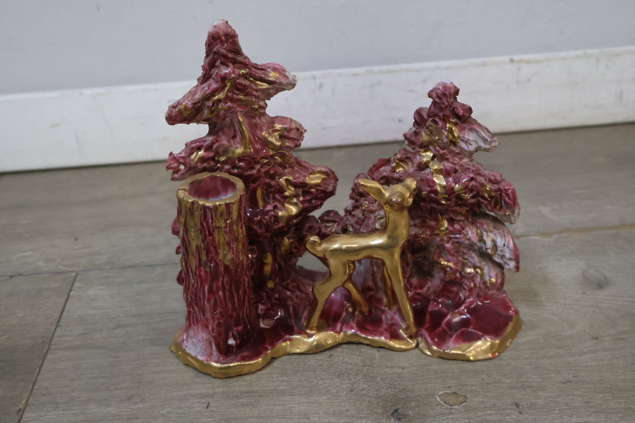 Decoratieve keramische kaarshouder – foto 9 – kavel bij GSD Auctions, Zoeterwoude