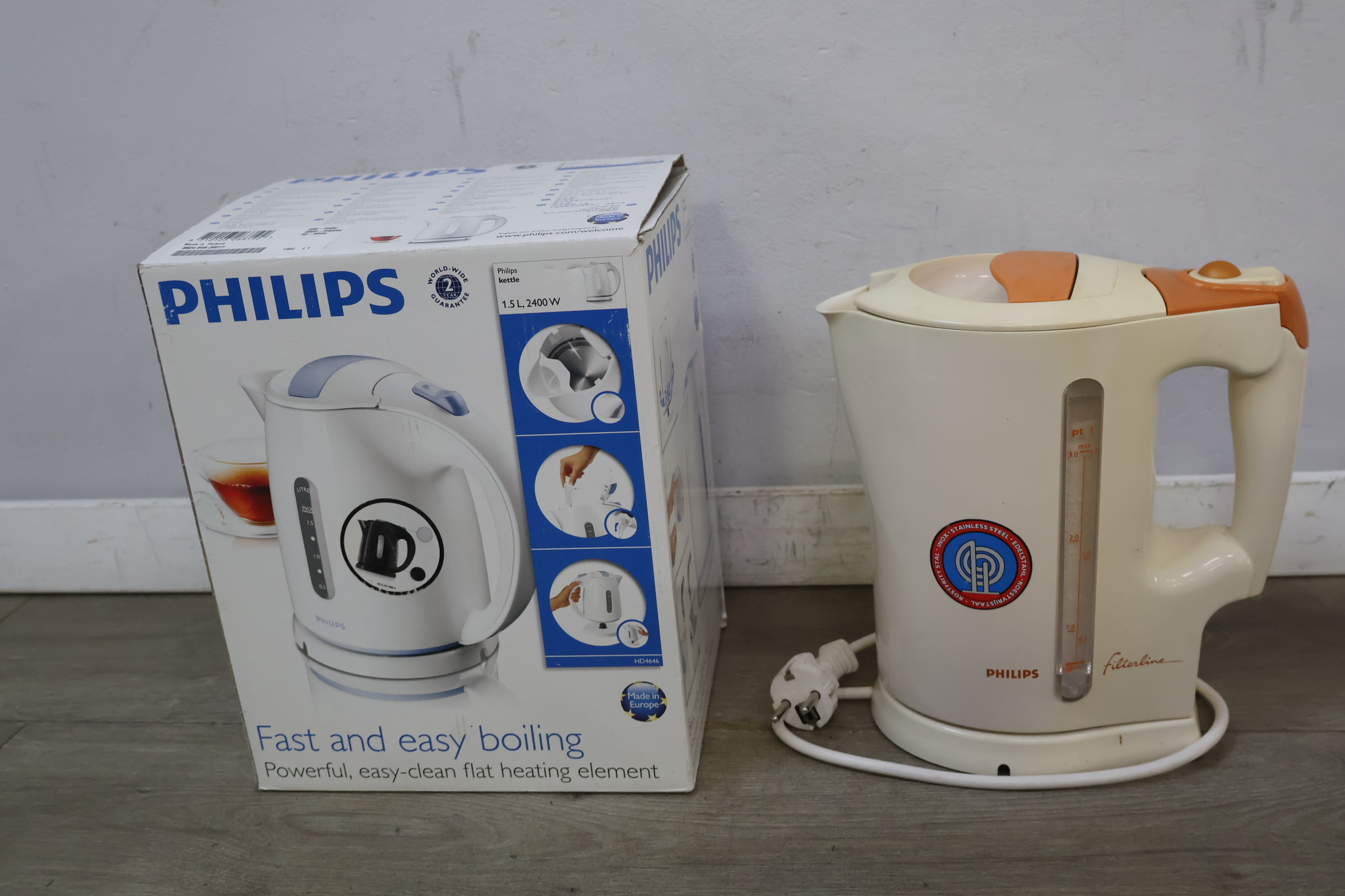 Philips waterkoker 1.5L 2400W – foto 3 – kavel bij GSD Auctions, Zoeterwoude