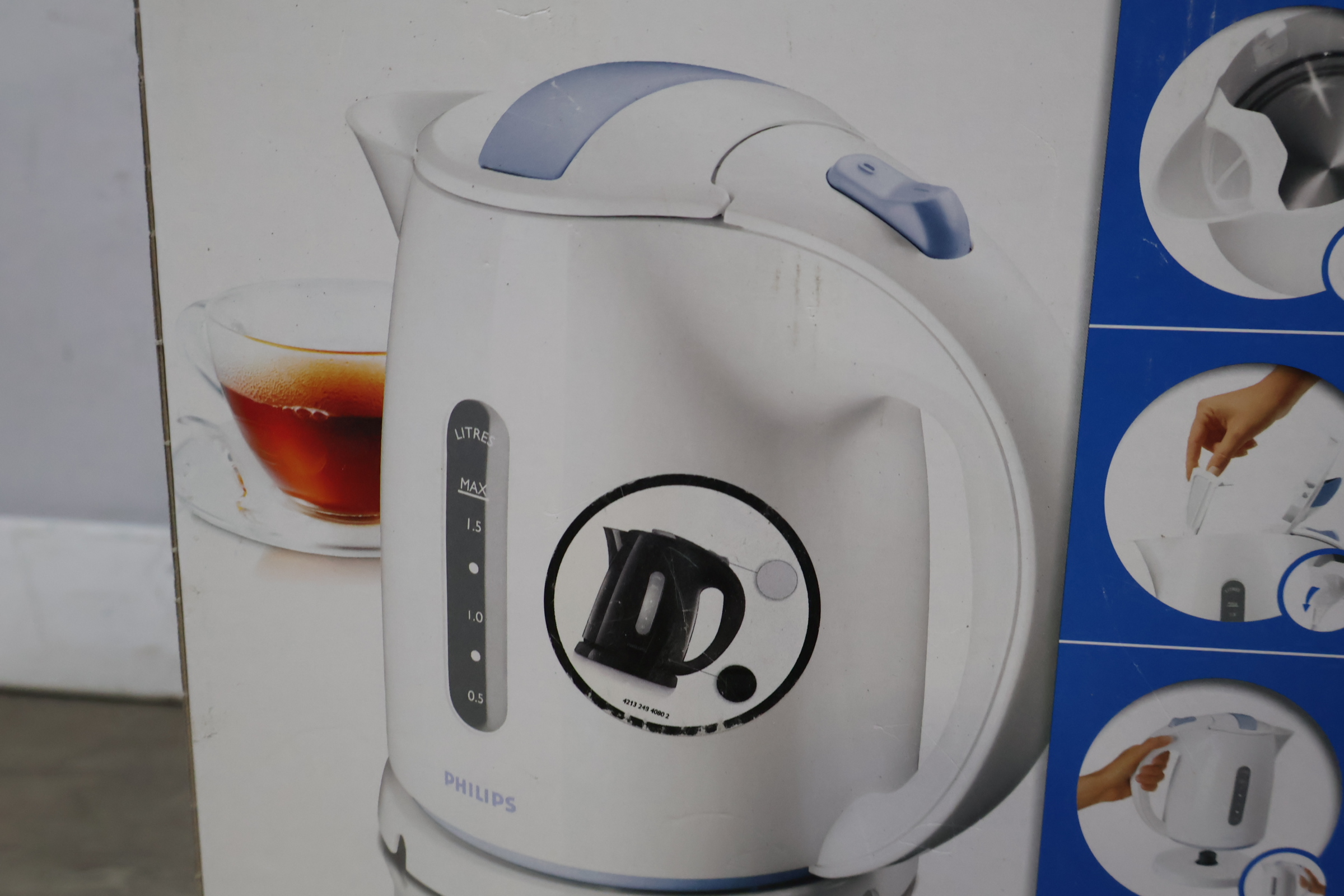 Philips waterkoker 1.5L 2400W – foto 5 – kavel bij GSD Auctions, Zoeterwoude