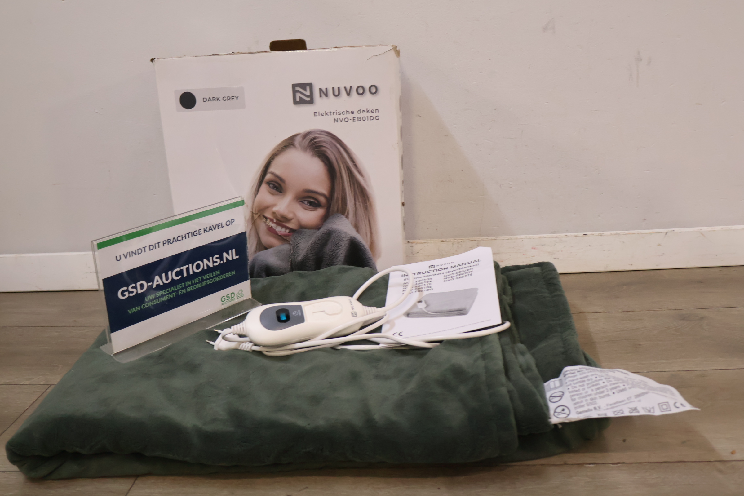Nuvoo elektrische deken – kavel bij GSD Auctions, Zoeterwoude