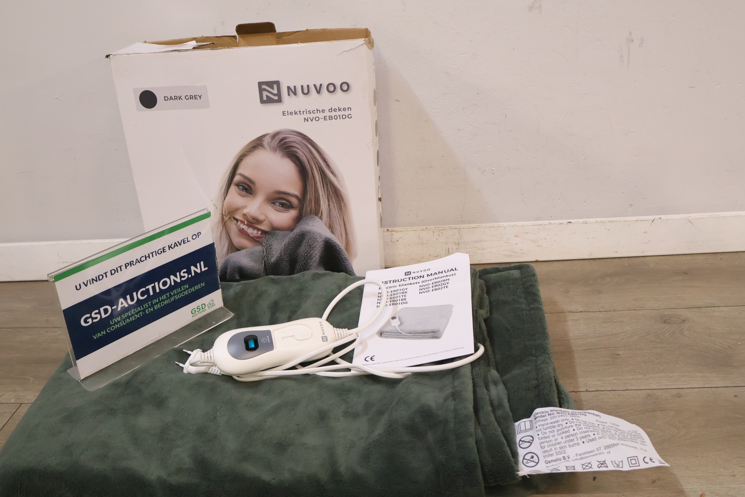 Nuvoo elektrische deken – foto 2 – kavel bij GSD Auctions, Zoeterwoude