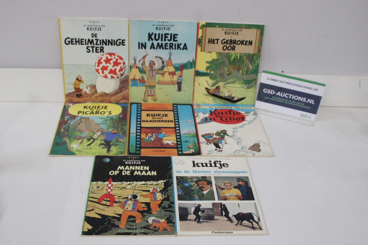 Kuifje stripboeken set van 8 – foto 2 – kavel bij GSD Auctions, Zoeterwoude