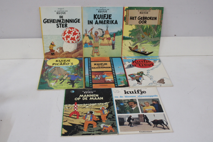 Kuifje stripboeken set van 8 – foto 3 – kavel bij GSD Auctions, Zoeterwoude