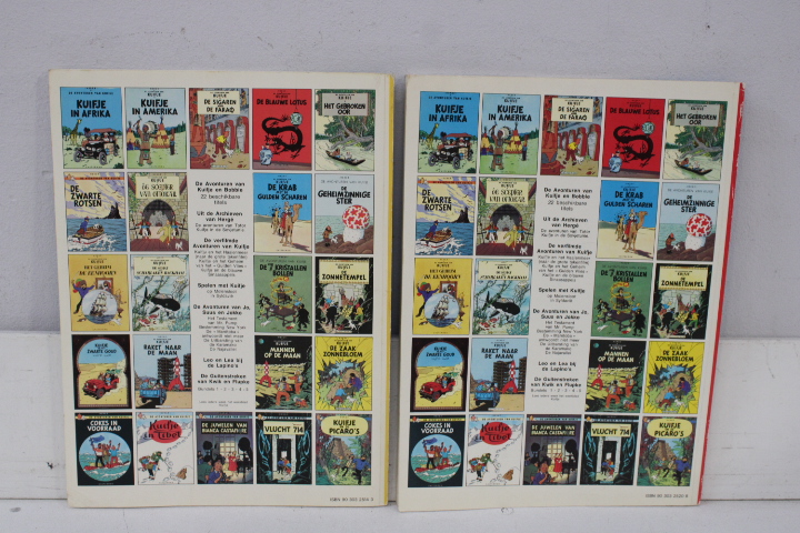 Lot van 8 Kuifje stripboeken – foto 5 – kavel bij GSD Auctions, Zoeterwoude