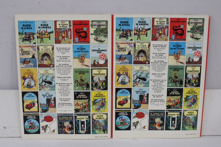 Lot van 8 Kuifje stripboeken – foto 9 – kavel bij GSD Auctions, Zoeterwoude