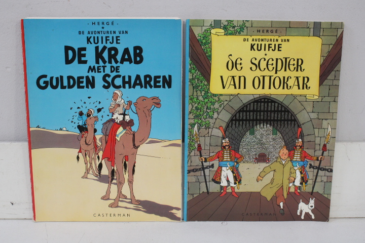 Lot van 8 Kuifje stripboeken – foto 12 – kavel bij GSD Auctions, Zoeterwoude