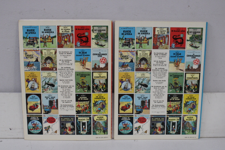 Lot van 8 Kuifje stripboeken – foto 13 – kavel bij GSD Auctions, Zoeterwoude