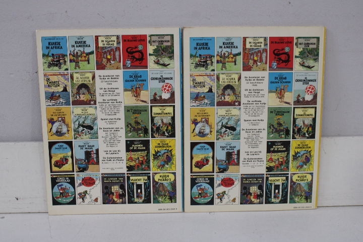 Lot van 8 Kuifje stripboeken – foto 17 – kavel bij GSD Auctions, Zoeterwoude