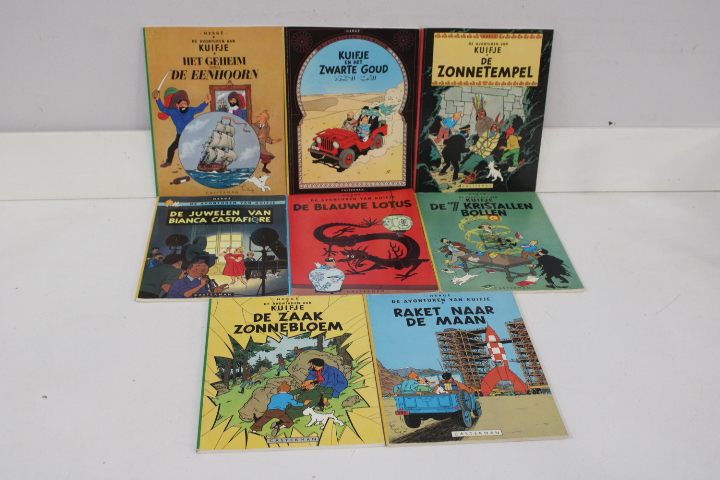 Kuifje stripboeken set van 8 – foto 3 – kavel bij GSD Auctions, Zoeterwoude