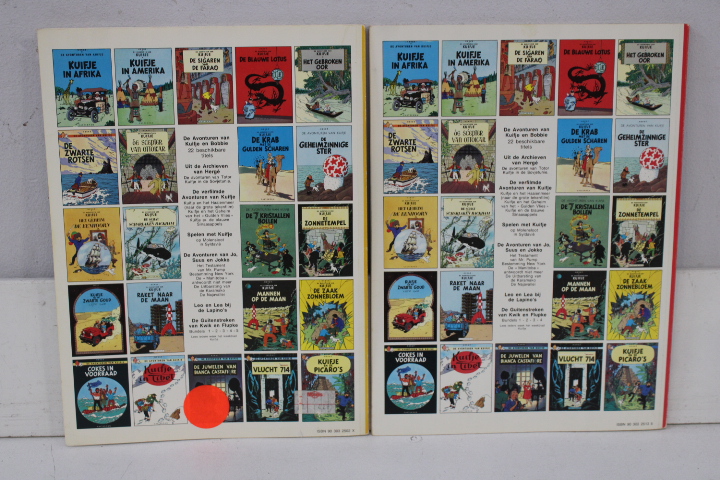 Kuifje stripboeken set van 8 – foto 9 – kavel bij GSD Auctions, Zoeterwoude