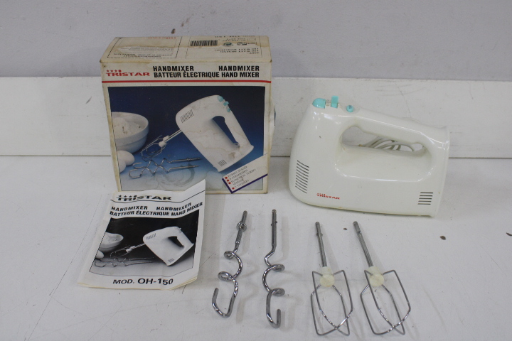 Tristar Handmixer met opzetstukken – foto 4 – kavel bij GSD Auctions, Zoeterwoude