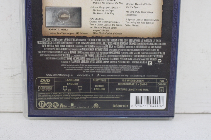 The Lord of the Rings DVD set – foto 17 – kavel bij GSD Auctions, Zoeterwoude