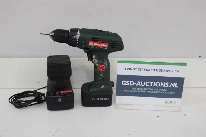 Metabo accuboormachine met lader – kavel bij GSD Auctions, Zoeterwoude