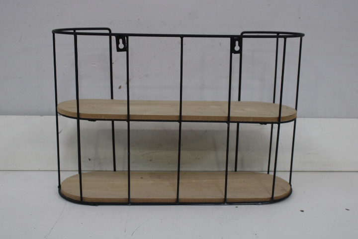 Wandrek met metalen frame en houten planken – foto 7 – kavel bij GSD Auctions, Zoeterwoude