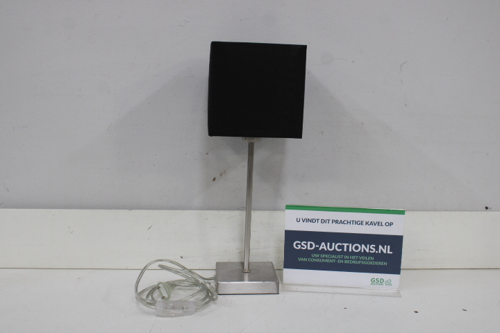 Moderne tafellamp met zwarte kap – foto 2 – kavel bij GSD Auctions, Zoeterwoude