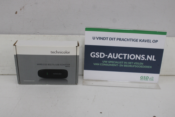 Technicolor Wireless wifi USB Adapter – foto 2 – kavel bij GSD Auctions, Zoeterwoude
