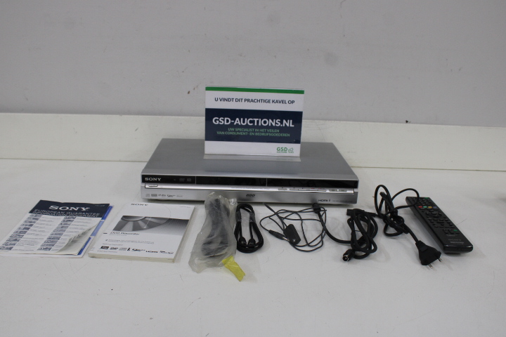 Sony DVD-speler recorder met accessoires – kavel bij GSD Auctions, Zoeterwoude
