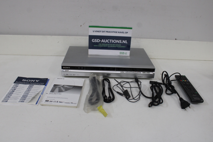 Sony DVD-speler recorder met accessoires – foto 2 – kavel bij GSD Auctions, Zoeterwoude