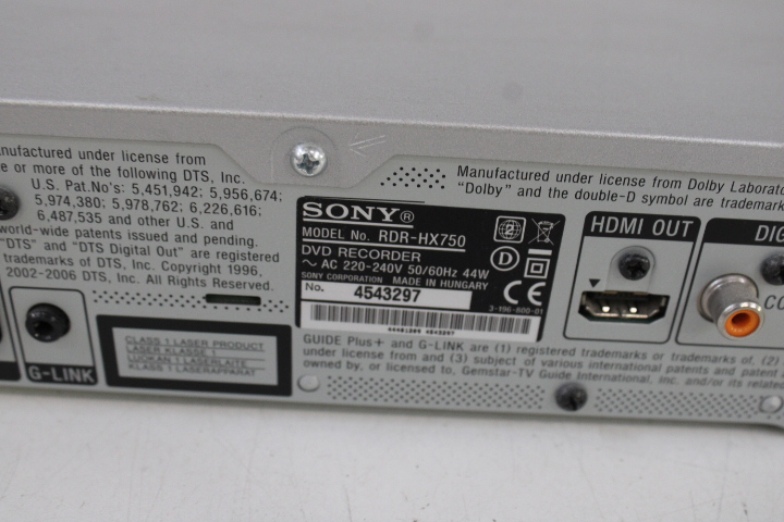 Sony DVD-speler recorder met accessoires – foto 20 – kavel bij GSD Auctions, Zoeterwoude