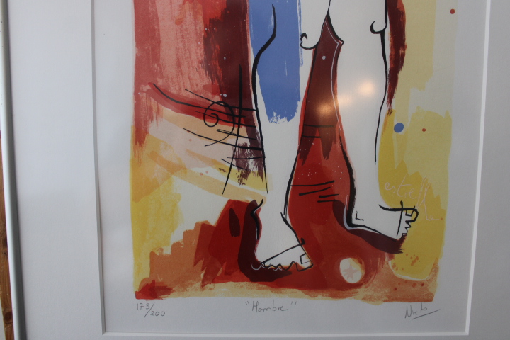 Gesigneerde Litho - 'Hombre' – foto 6 – kavel bij GSD Auctions, Zoeterwoude