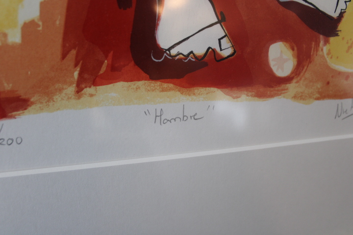 Gesigneerde Litho - 'Hombre' – foto 9 – kavel bij GSD Auctions, Zoeterwoude