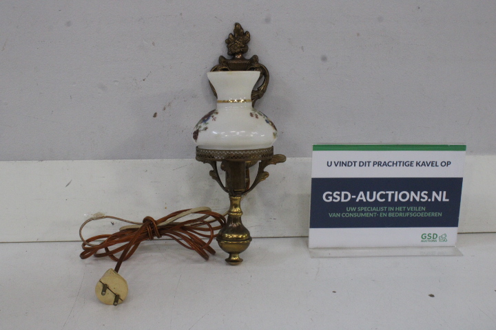 Antieke Elektrische Wandlamp – foto 2 – kavel bij GSD Auctions, Zoeterwoude