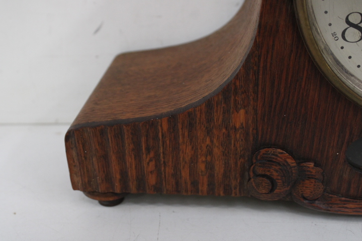 Houten schouwklok met klassieke wijzerplaat – foto 4 – kavel bij GSD Auctions, Zoeterwoude