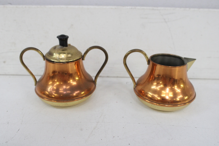 Koperen theeset met dienblad – foto 7 – kavel bij GSD Auctions, Zoeterwoude
