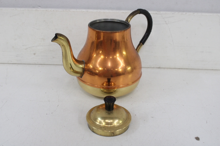Koperen theeset met dienblad – foto 14 – kavel bij GSD Auctions, Zoeterwoude