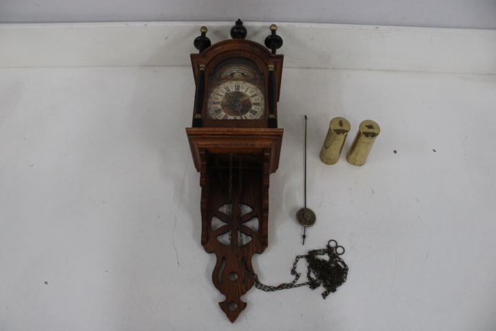 Wandklok, Schippertje - met Maanstand – foto 3 – kavel bij GSD Auctions, Zoeterwoude