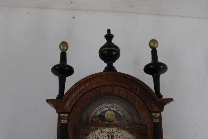 Wandklok, Schippertje - met Maanstand – foto 9 – kavel bij GSD Auctions, Zoeterwoude
