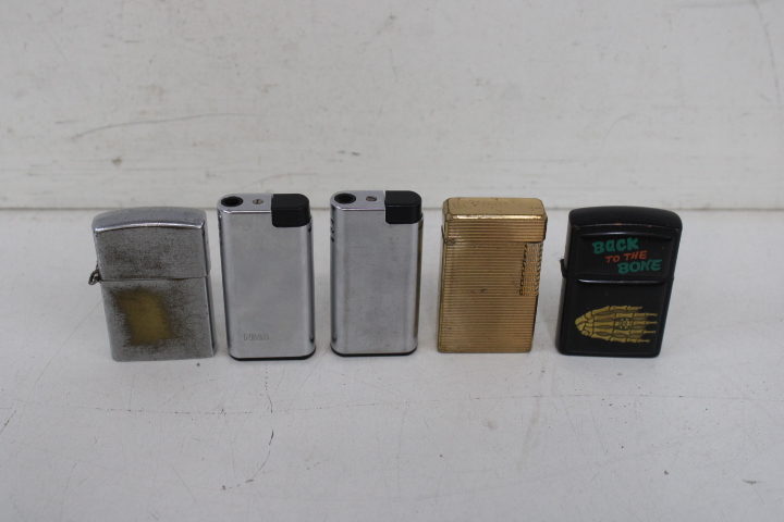 Set van 5 verschillende aanstekers – foto 4 – kavel bij GSD Auctions, Zoeterwoude