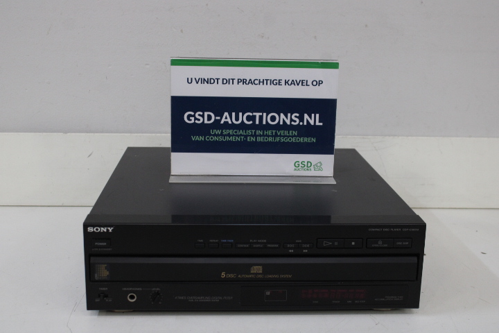 Sony Compact Disc Player CDP-CX355 – foto 4 – kavel bij GSD Auctions, Zoeterwoude