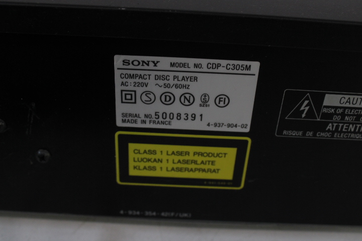 Sony Compact Disc Player CDP-CX355 – foto 16 – kavel bij GSD Auctions, Zoeterwoude