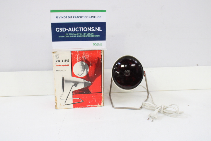 Philips Infraphil HP 3603 Infraroodlamp – foto 2 – kavel bij GSD Auctions, Zoeterwoude