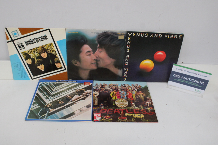 Collectie Beatles en Wings LP vinylplaten – kavel bij GSD Auctions, Zoeterwoude