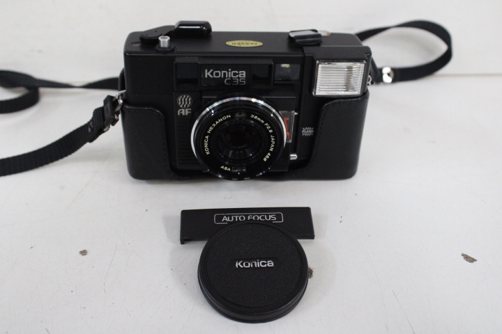 Vintage camera's met leren tas – foto 14 – kavel bij GSD Auctions, Zoeterwoude
