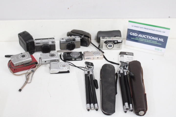 Diverse digitale en analoge camera's – kavel bij GSD Auctions, Zoeterwoude