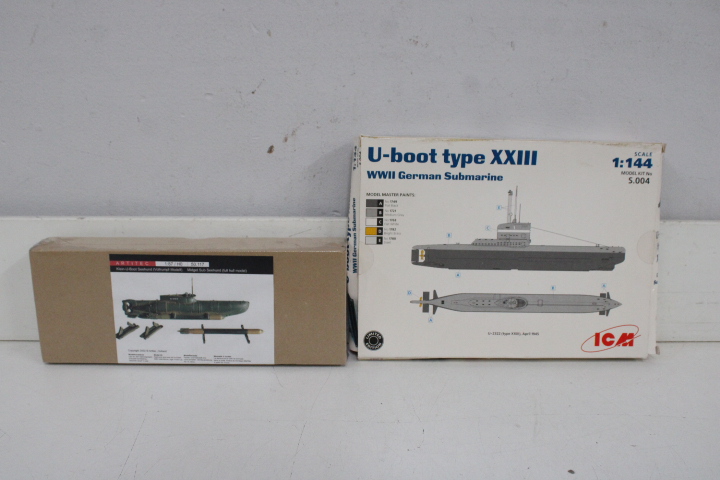 Twee keer modelbouw kit duikboot – foto 3 – kavel bij GSD Auctions, Zoeterwoude