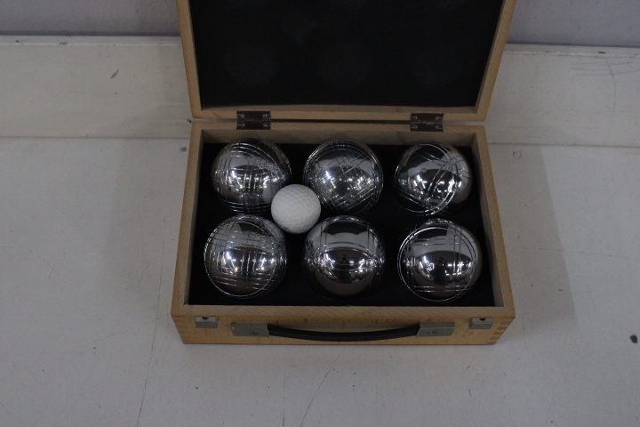 Set jeu de boules in houten kist – foto 5 – kavel bij GSD Auctions, Zoeterwoude