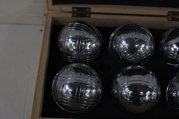 Set jeu de boules in houten kist – foto 8 – kavel bij GSD Auctions, Zoeterwoude