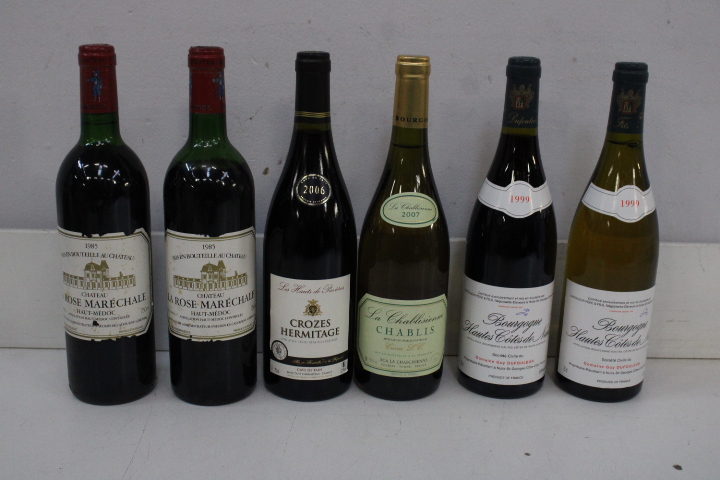 Set van zes verschillende wijnflessen – foto 3 – kavel bij GSD Auctions, Zoeterwoude