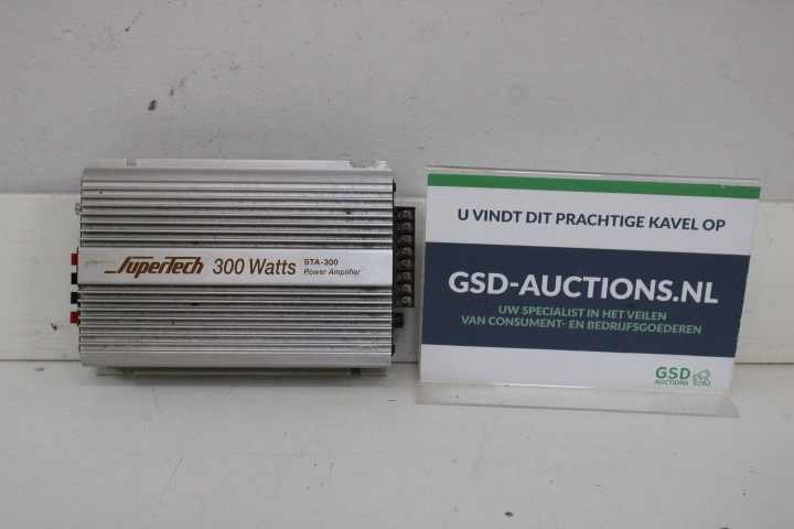 Supertech 300 Watt Versterker – kavel bij GSD Auctions, Zoeterwoude