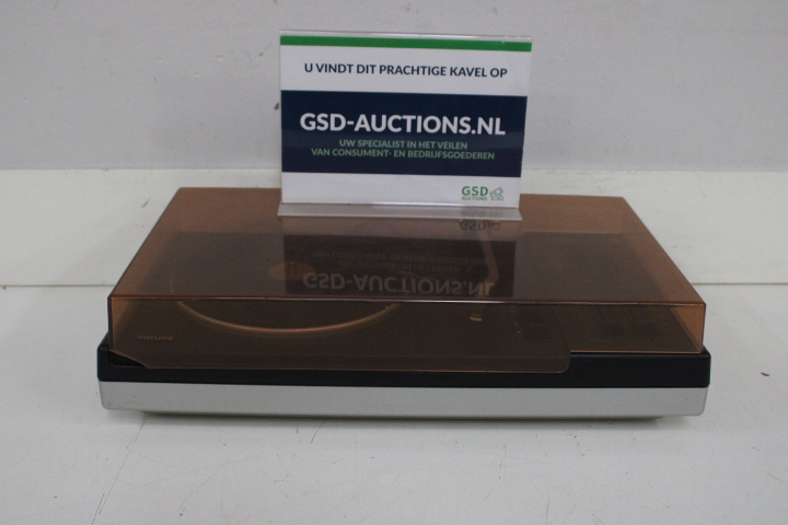 Philips Platenspeler met Bruine Afdekking – kavel bij GSD Auctions, Zoeterwoude